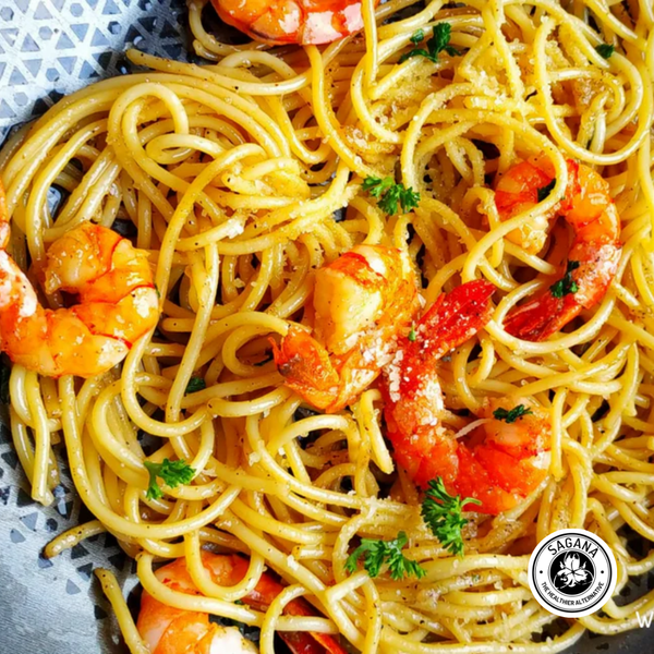 Garlic-Shrimp Spaghetti