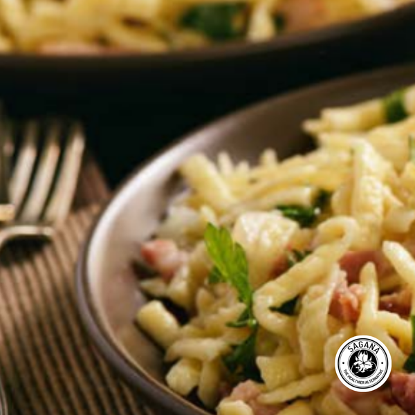 Spaetzle with Bacon and Cheese
